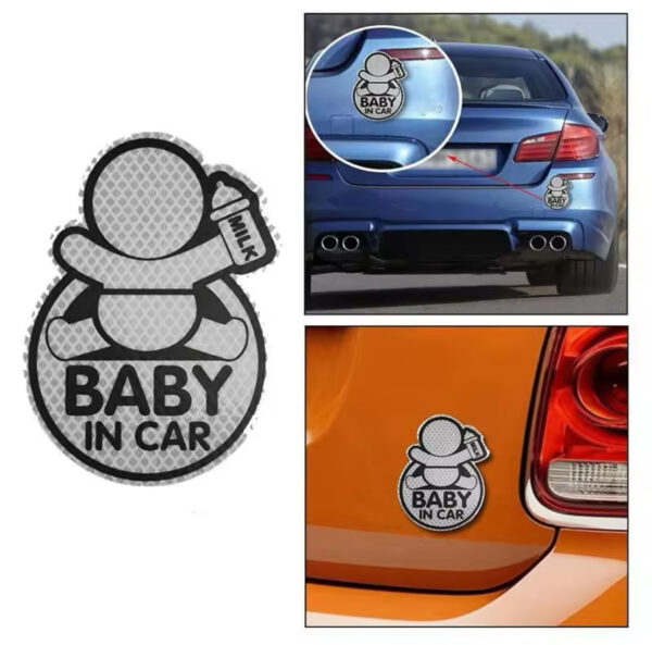 Baby In Car | Mom In Car | Kids On Board Decal (A.1) - Image 3